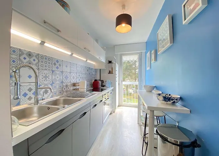 Appartement 2 Pieces Avec Terrasse, Garage, Et Ascenseur, Jusqu'a 4 Couchages - Centre - Fr-1-245-124